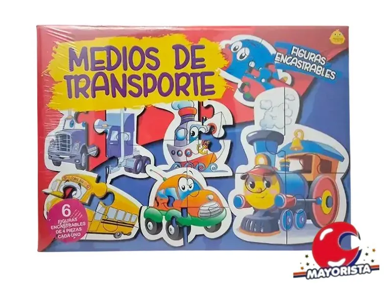 [7798114531512] ROMPECABEZAS 4 PCS MEDIOS DE TRANSPORTE (151Y) YUYU
