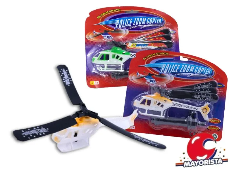 HELICOPTERO C/LANZADOR BLISTER 20X17 (50301) KADA