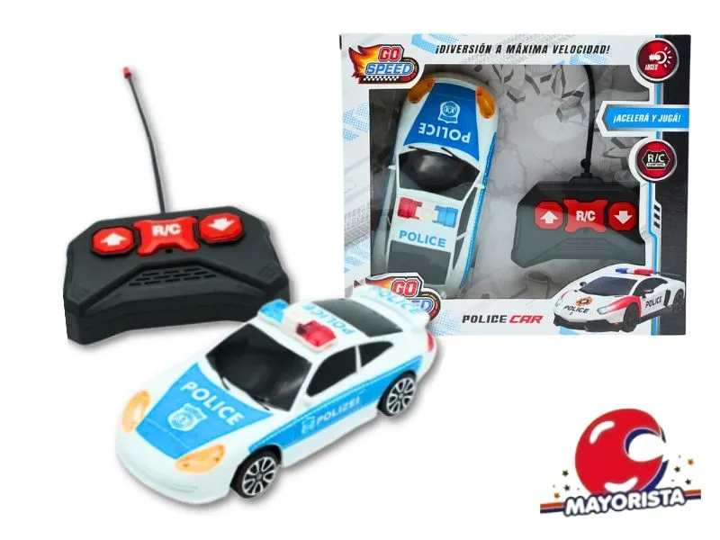 [7450077125381] AUTO R/CONTROL POLICIA 4 FUNC CAJA 28X24 (56496) KADA