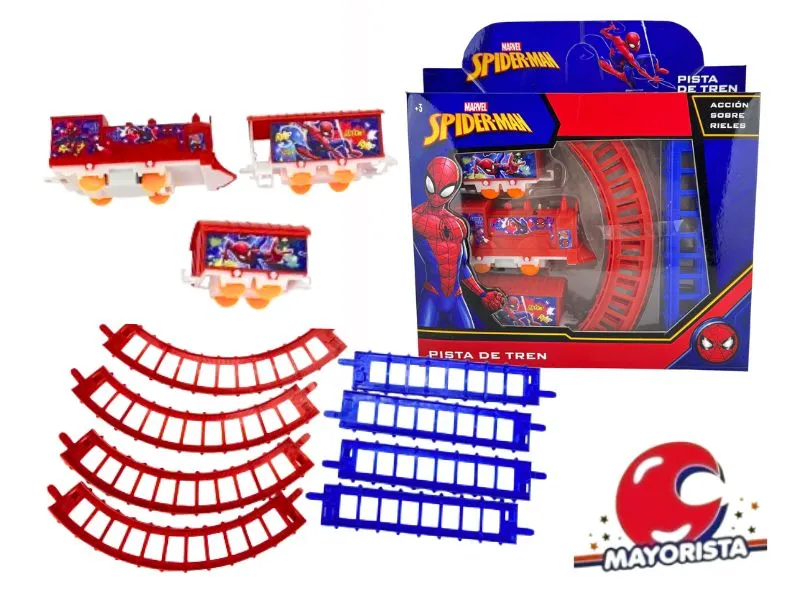 [7751079249540] PISTA DE TREN SPIDERMAN CAJA (57345) KADA