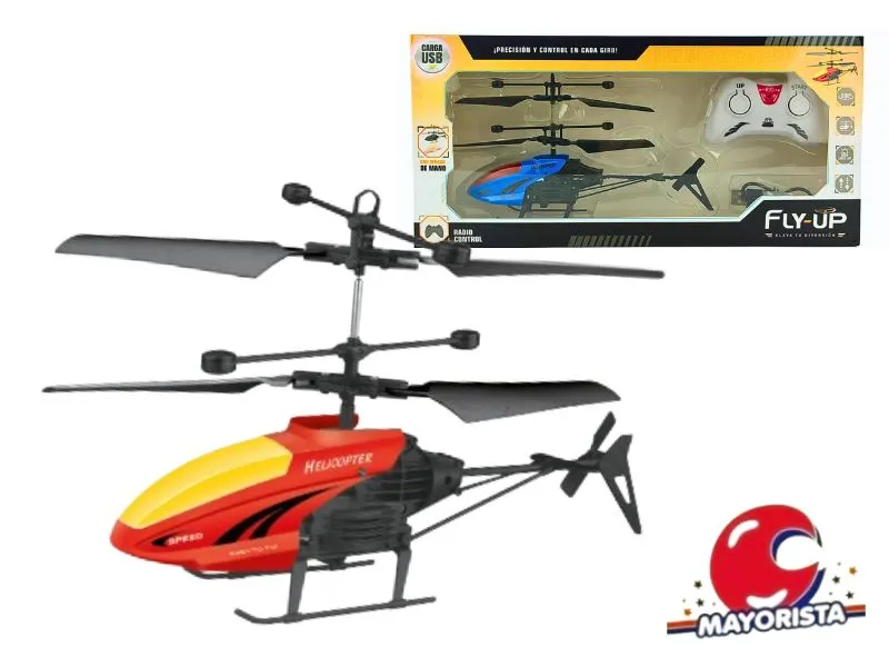 HELICOPTERO R/CONTROL CARGA USB CAJA 32X16 (55957) KADA