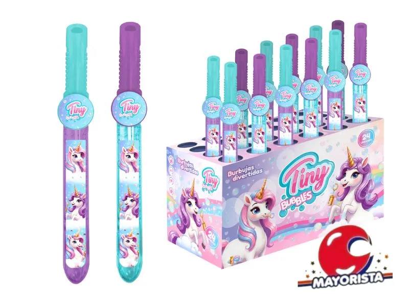 BURBUJERO TUBO UNICORNIO TINY 38CM (57751) KADA