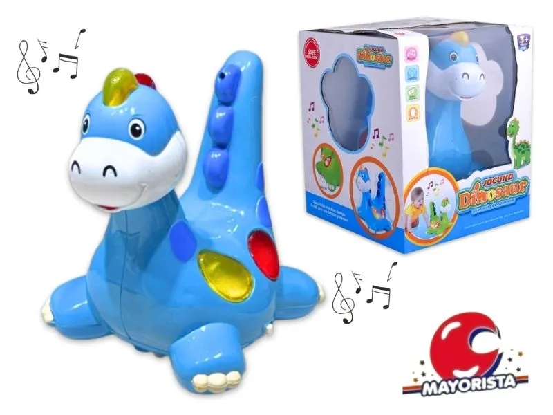 [2019122000254] DINOSAURIO CON LUZ Y SONIDO EN CAJA 20X18 (PK4751) BERKMA