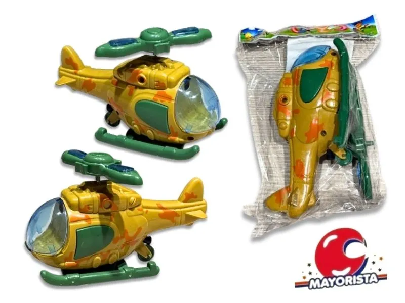 [7990500186430] HELICOPTERO A FRICCION CON LUZ EN BOLSA 17X10 (SD18643) BERKMA