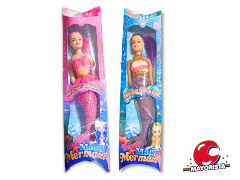 [7899800041152] MUNECA SIRENA EN CAJA 35X9 (PK4210) BERKMA