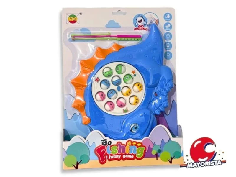 [7990500306579] PESCA MAGIC DINOSAURIO BLISTER 36X27 (SD30657) BERKMA