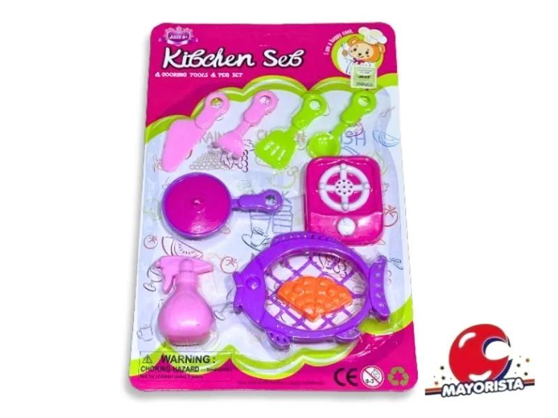 [7990500188335] SET DE COCINA 10 PCS BLISTER 29X19 (SD18833) BERKMA