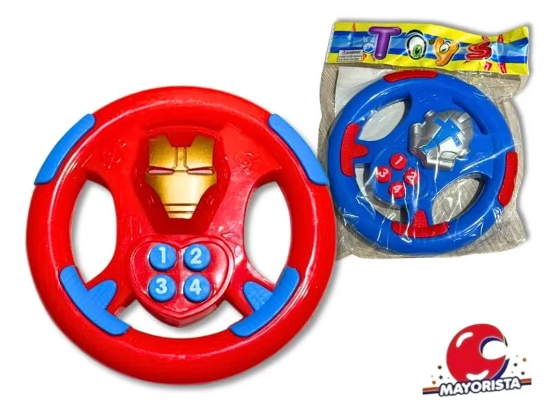 [7990500187789] VOLANTE MUSICAL A PILAS BOLSA 15CM (SD18778) BERKMA