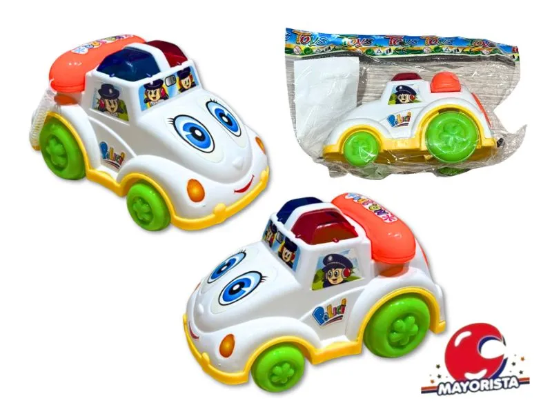 [7990500247865] AUTO TELEFONO A CUERDA CON LUCES BOLSA 17X10 (SD24786) BERKMA