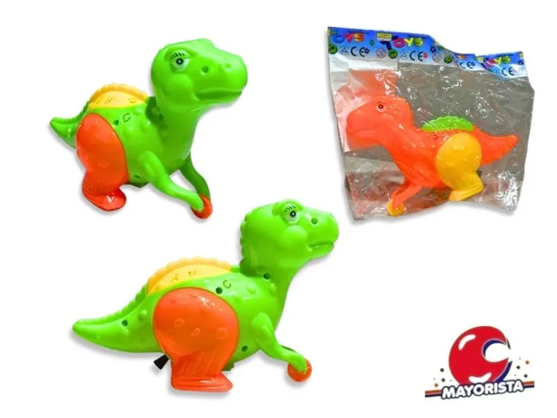 [7990500206466] DINOSAURIO CON LUZ PULLSTRING BOLSA 20X15 CM (SD20646) BERKMA