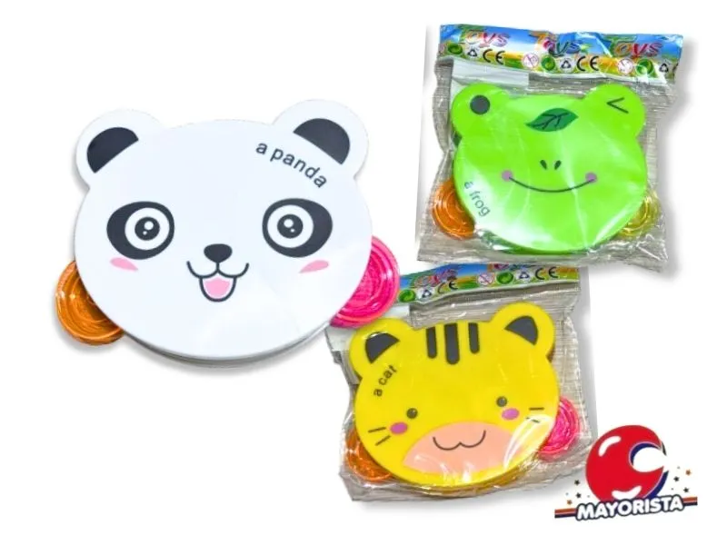 [7990500254313] PANDERETA ANIMALITOS BOLSA 15X15 (SD25431) BERKMA