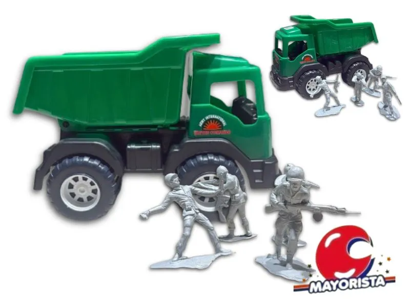 [7798320882361] CAMION SUPER TRUCK MILITAR C/SOLDADOS 42X30 (236) DON BOSCO