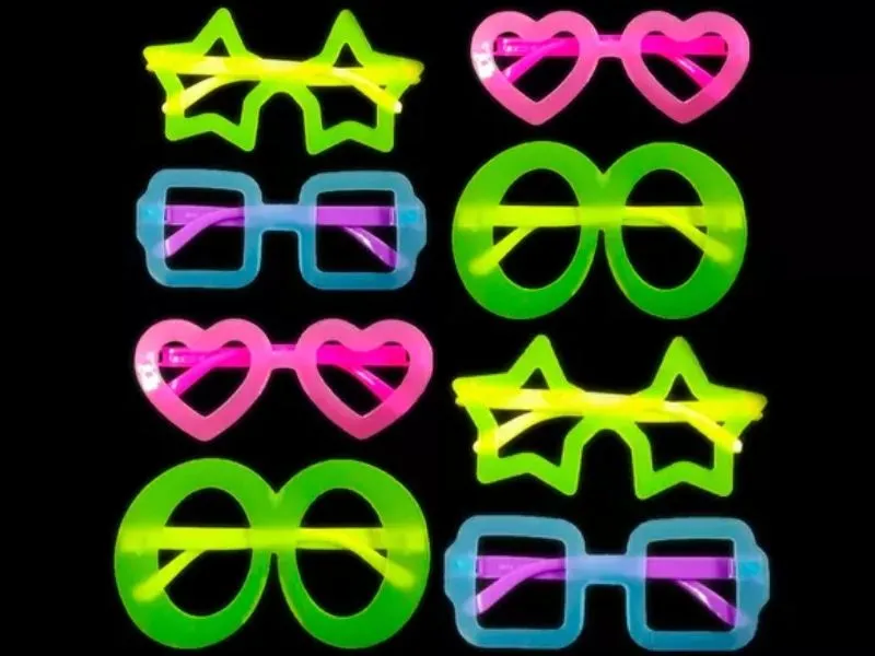 ANTEOJOS FLUO CHATOS X 12 (YJ0419) YJ IMPORT