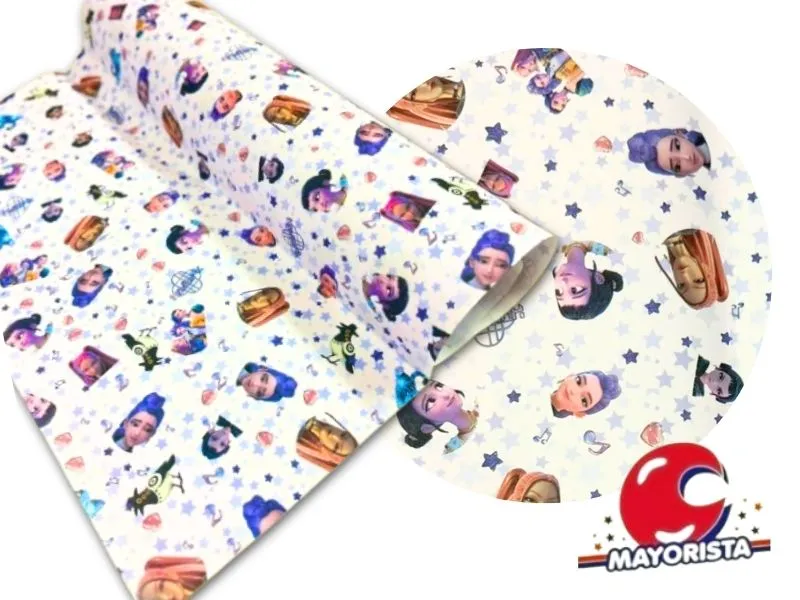 [7798153008365] CARTULINA X 1 GUERRERAS KPOP 65X45 - DIVER COTY