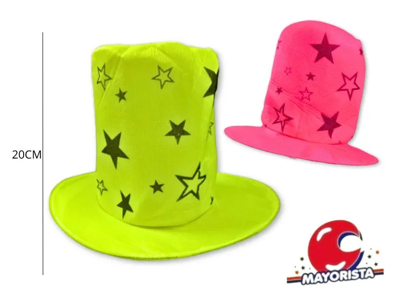 GALERA 20 CM FLUO ESTRELLAS (330) SCRAFT