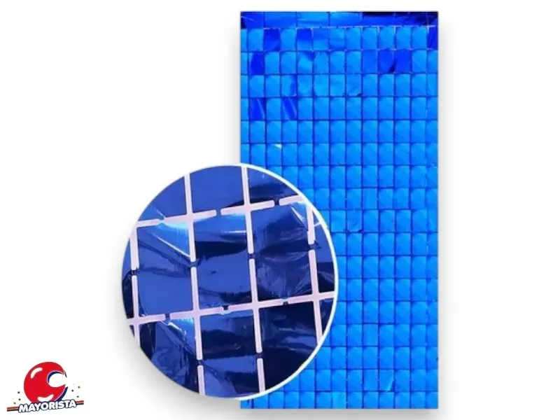 CORTINA SHIMMER PANEL AZUL (CC828-121) CHG