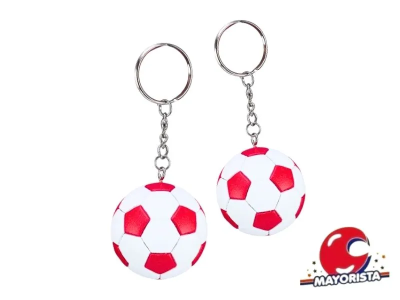 LLAVERO DE GOMA PELOTA (MR496) SHOP