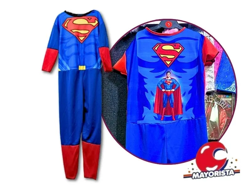 DISFRAZ SUPERMAN TALLE UNICO (LEON)