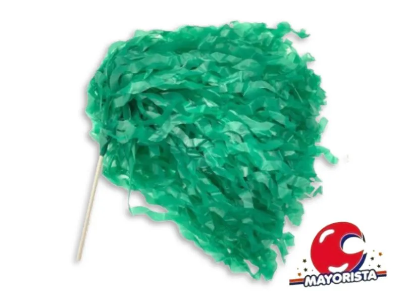 PORRON SUPER VERDE OSCURO X10 (X1) COTILLON NACIONAL