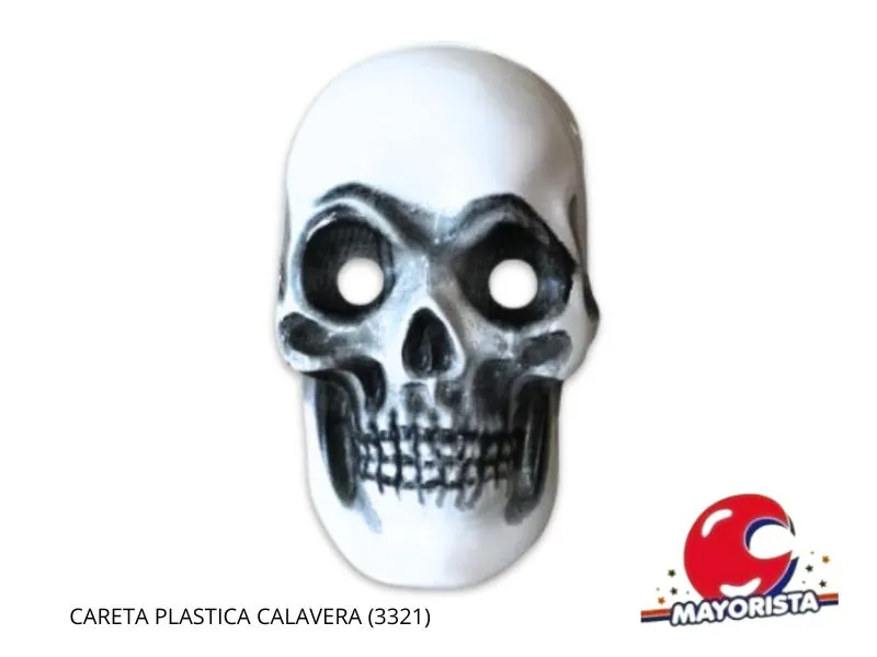 CARETA PLASTICA CALAVERA (3321) TRIGGER PACK