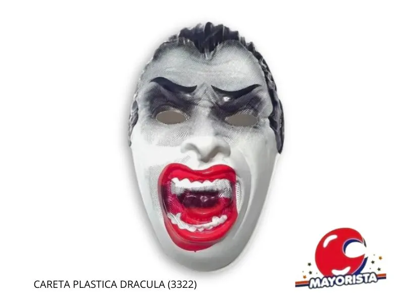 CARETA PLASTICA DRACULA (3322) TRIGGER PACK