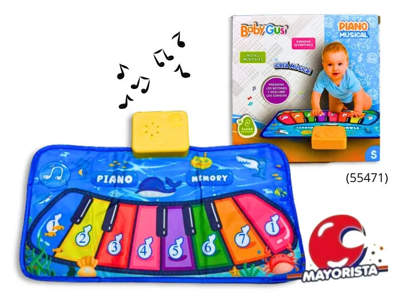 [7450077116068] ALFOMBRA CON MUSICA BABYGUS 45X30 (55471) KADA