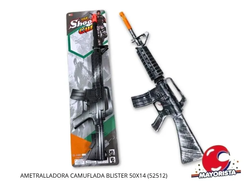 [7453077236781] AMETRALLADORA CAMUFLADA BLISTER 50X14 (52512) KADA
