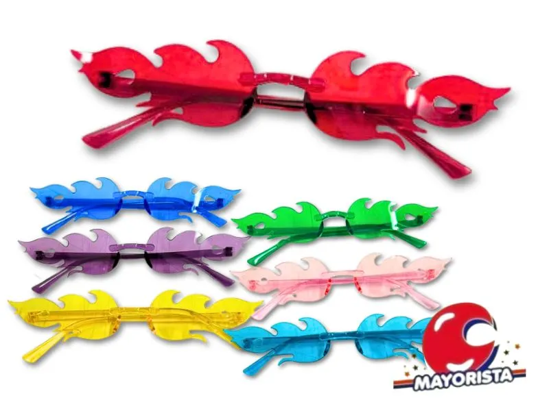 [6204] ANTEOJO ACRILICO FUEGO (YJ0045) YJ IMPORT