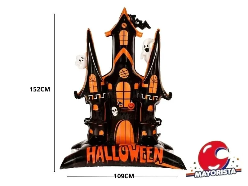 GLOBO MYLAR SILUETA CASTILLO 152X109 (Y1385-WS1059) CHG