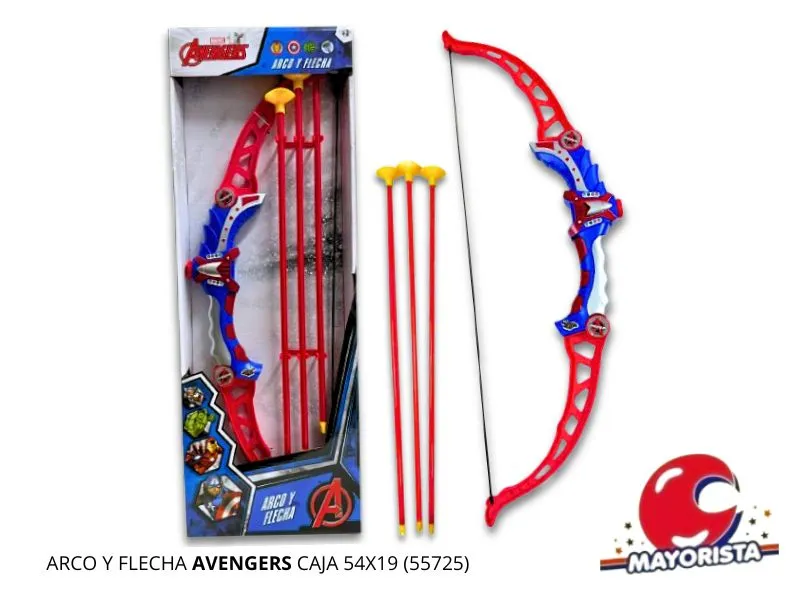 [7453077233490] ARCO Y FLECHA AVENGERS CAJA 54X19 (55725) KADA