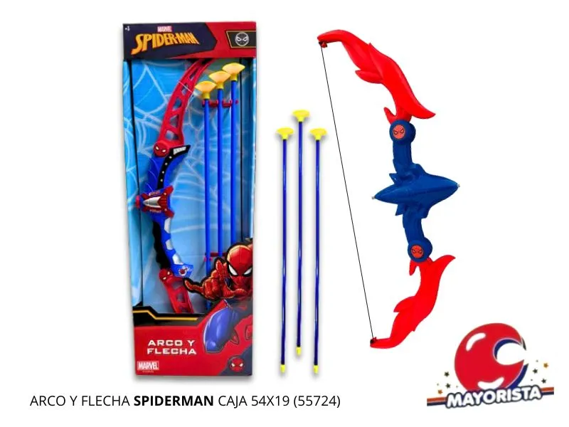 [7453077227048] ARCO Y FLECHA SPIDERMAN CAJA 54X19 (55724) KADA