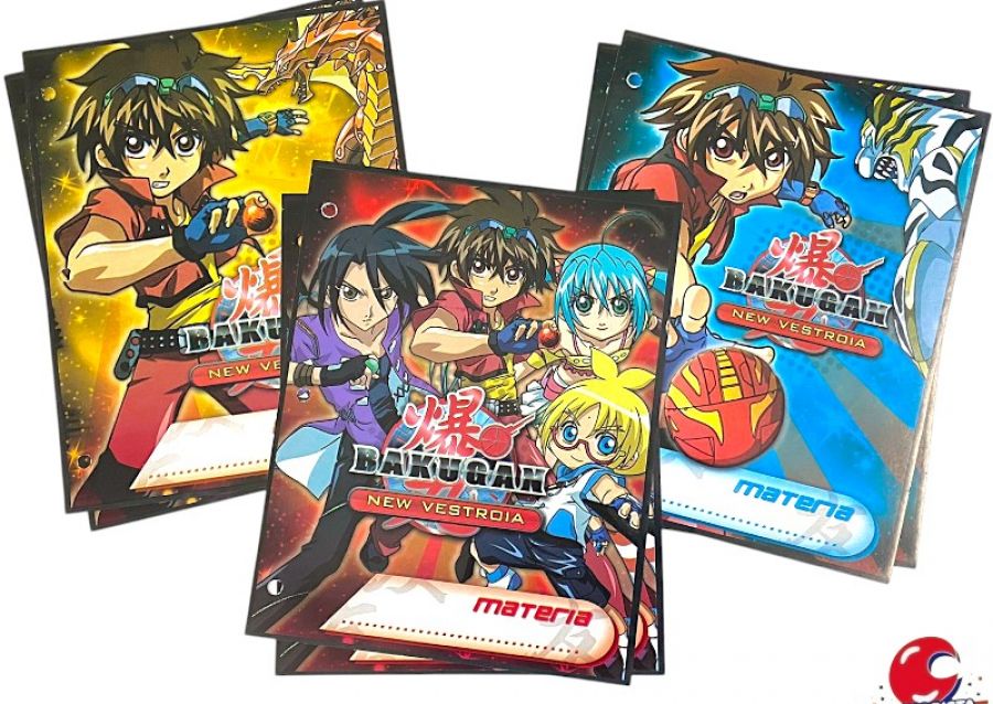 [3997] ASIGNATURAS N 3 X 6 BAKUGAN (BLUEBOOK/GARATTI)
