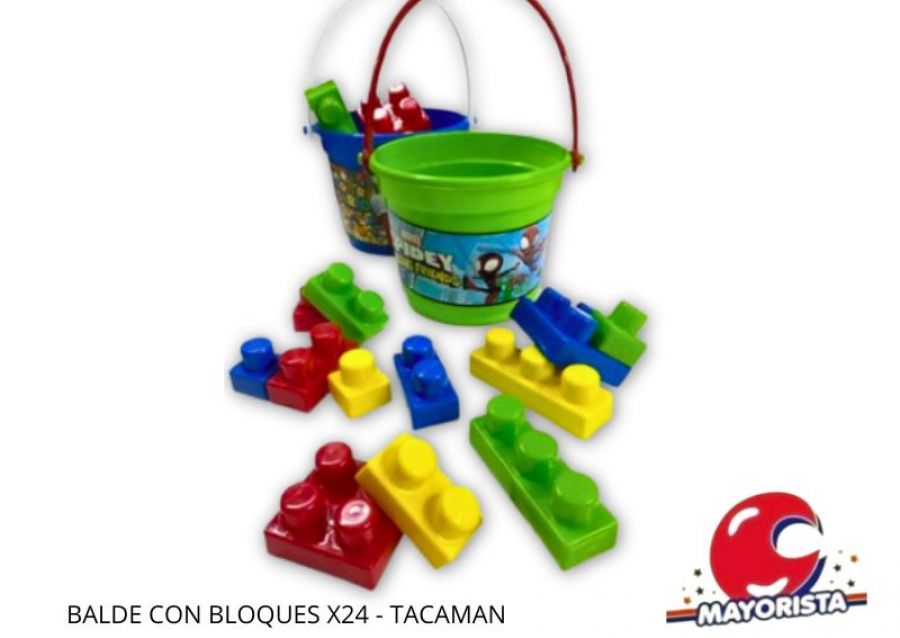 [1884] BALDE CON BLOQUES X24 - TACAMAN