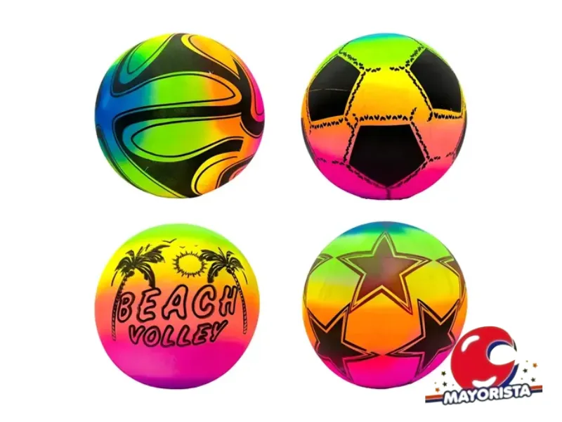 PELOTA DE GOMA X 1 FLUO 23/25 CM - WILY