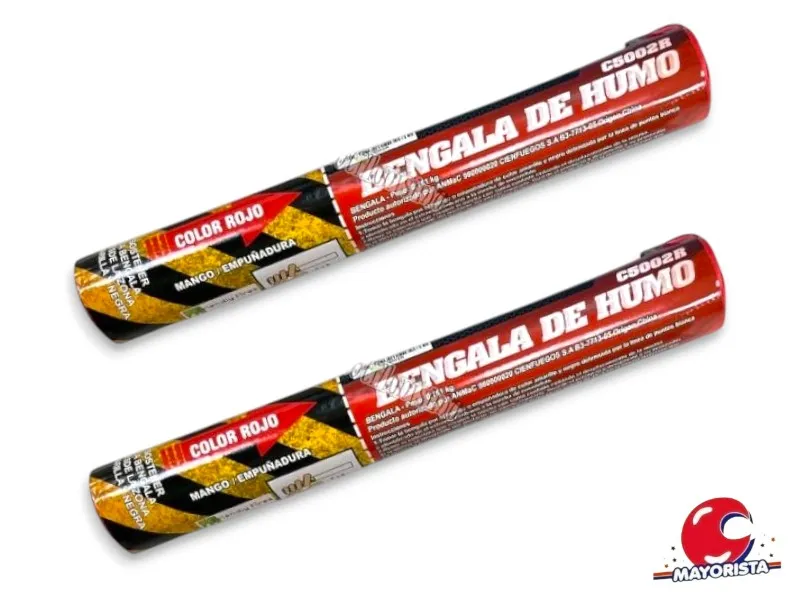 BENGALA DE HUMO ROJO (C5002R) CIENFUEGOS