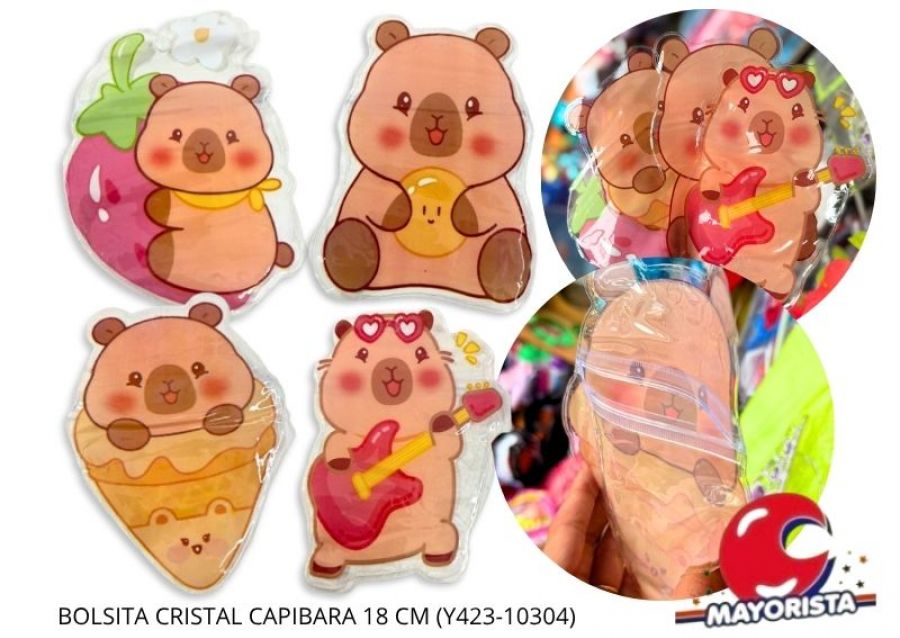 [2009] BOLSITA CRISTAL CAPIBARA 18 CM (Y423-10304) CHG