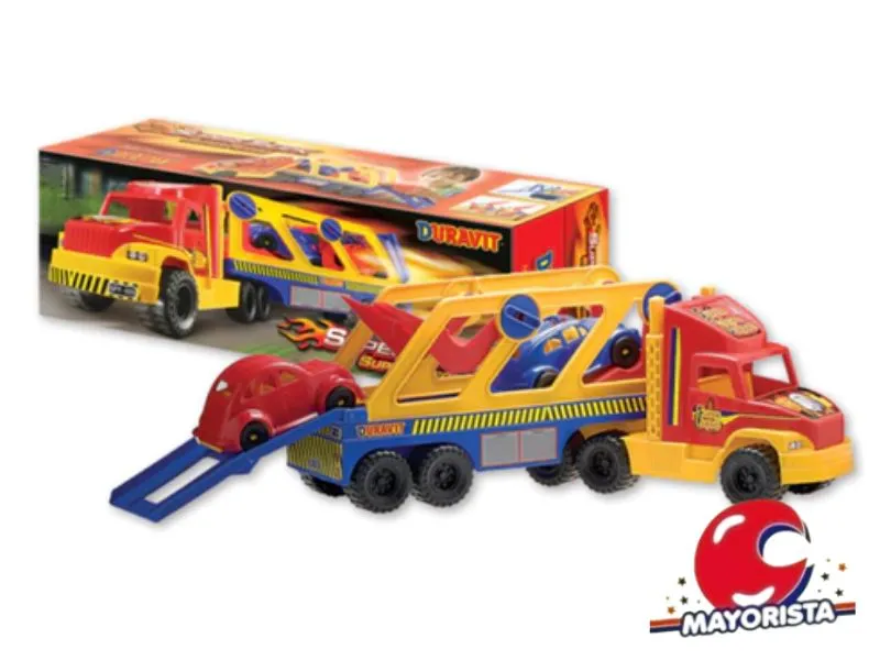 CAMION SUPER TRUCK C/DOS AUTOS (214) DURAVIT
