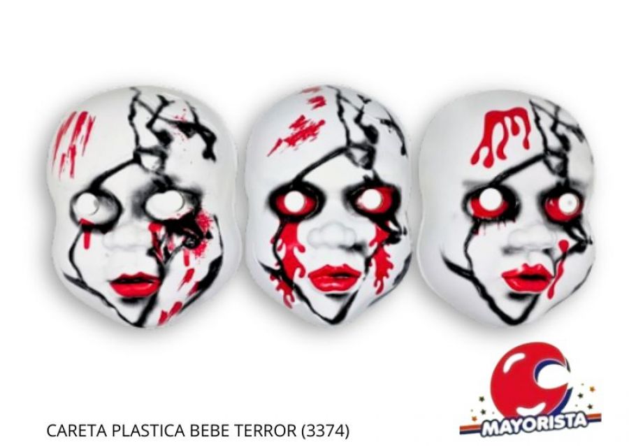 [4272] CARETA PLASTICA BEBE TERROR (3374) TRIGGER PACK