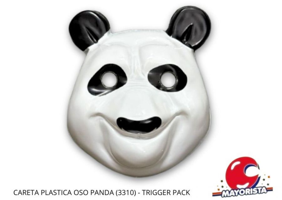 [3698] CARETA PLASTICA OSO PANDA (3310) TRIGGER PACK