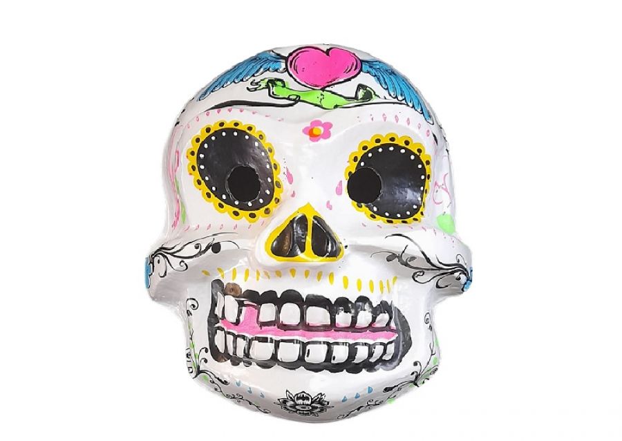 [1418] CARETA PLASTICA X 1 CALACA MEXICANA (CH071) HERRERA