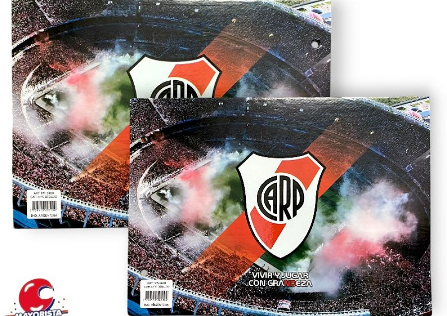 [3341] CARPETA 2 TAPAS N 5 CARTON RIVER (MT-1400) RODUBI