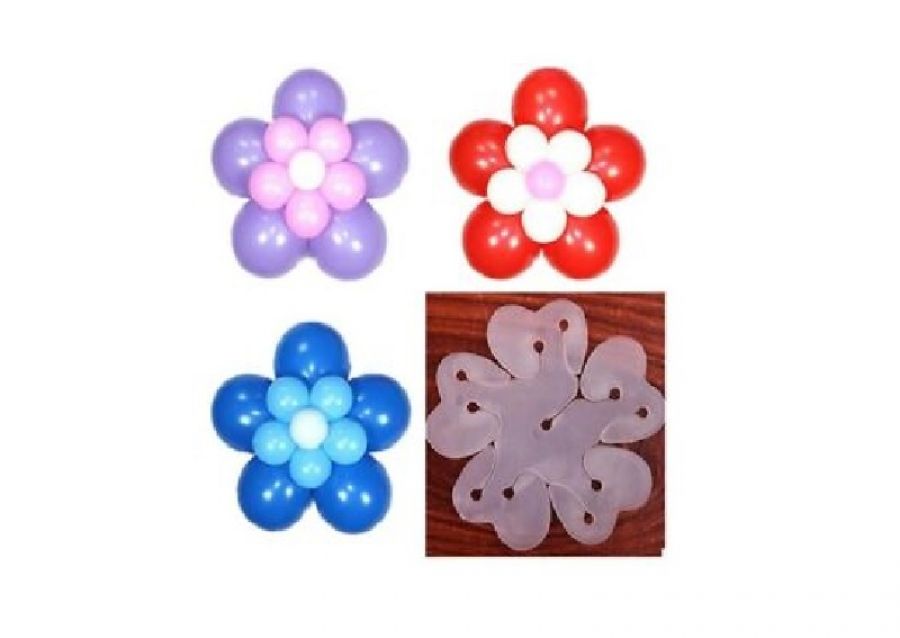 [6421] CLIP DE GLOBOS FLOR DOBLE (Y1611-121) LCOST