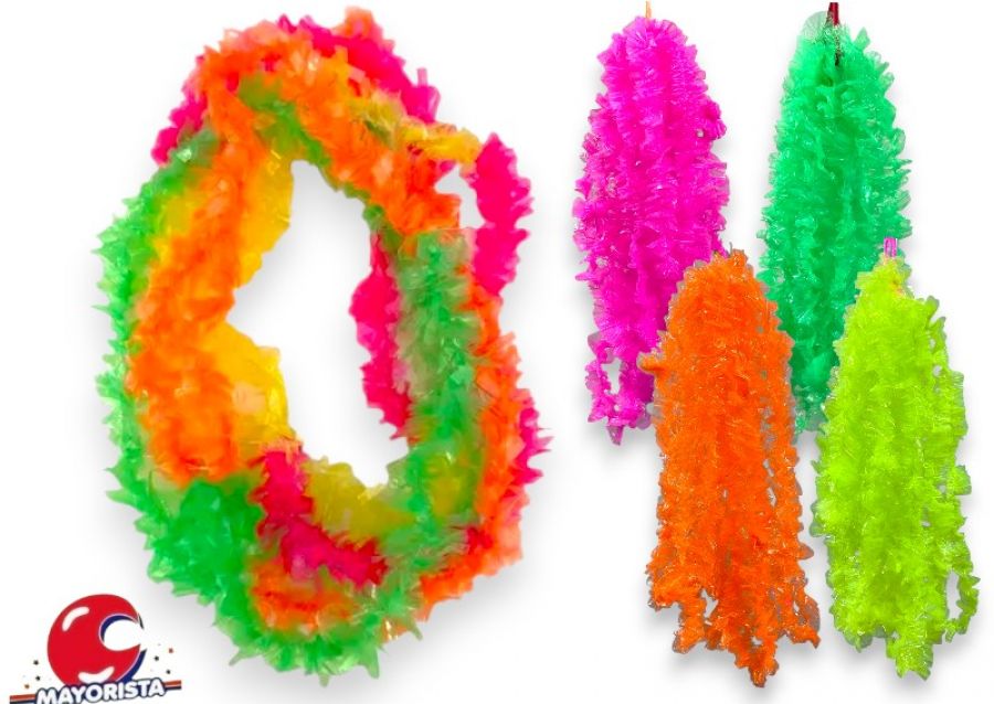 [6348] COLLARES X 10 FLUO (33333) MIC Y MAC