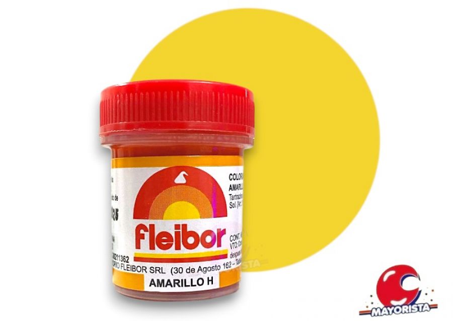 [5086] COLORANTE EN PASTA AMARILLO (H) 15 GRS X1 - FLEIBOR