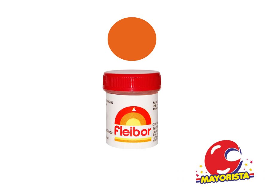 [2028] COLORANTE EN PASTA NARANJA 15 GRS X1 - FLEIBOR