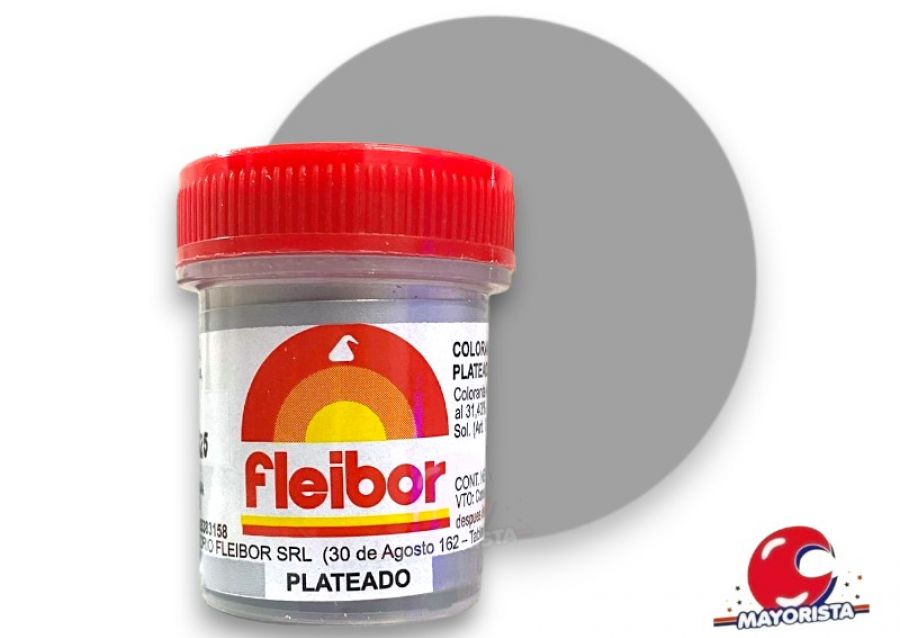 [2233] COLORANTE EN PASTA PLATEADO 15 GRS X1 - FLEIBOR