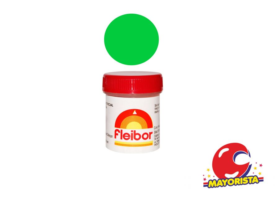 [2043] COLORANTE EN PASTA VERDE (H) 15 GRS X1 - FLEIBOR