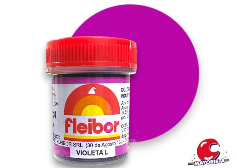 [2167] COLORANTE EN PASTA VIOLETA (L) 15 GRS X1 - FLEIBOR