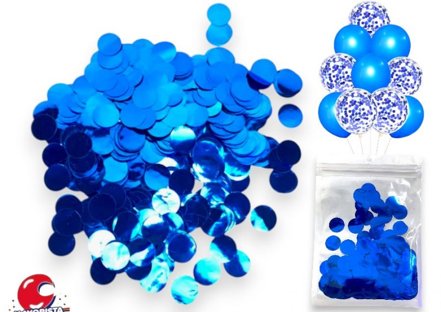 [4147] CONFETTI METAL AZUL X 10 GRS (YJ0560) YJ IMPORT