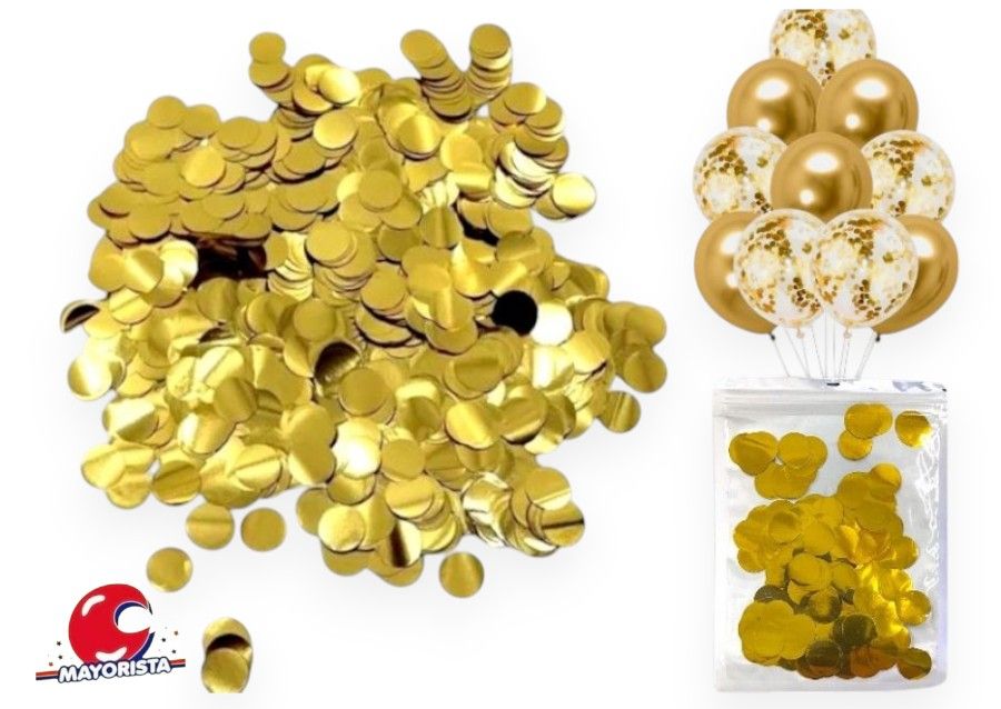 [4092] CONFETTI METAL DORADO X 10 GRS (YJ0560) YJ IMPORT